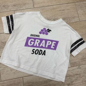 Disney Pixar Up Grape Soda Cropped Tee Small EUC